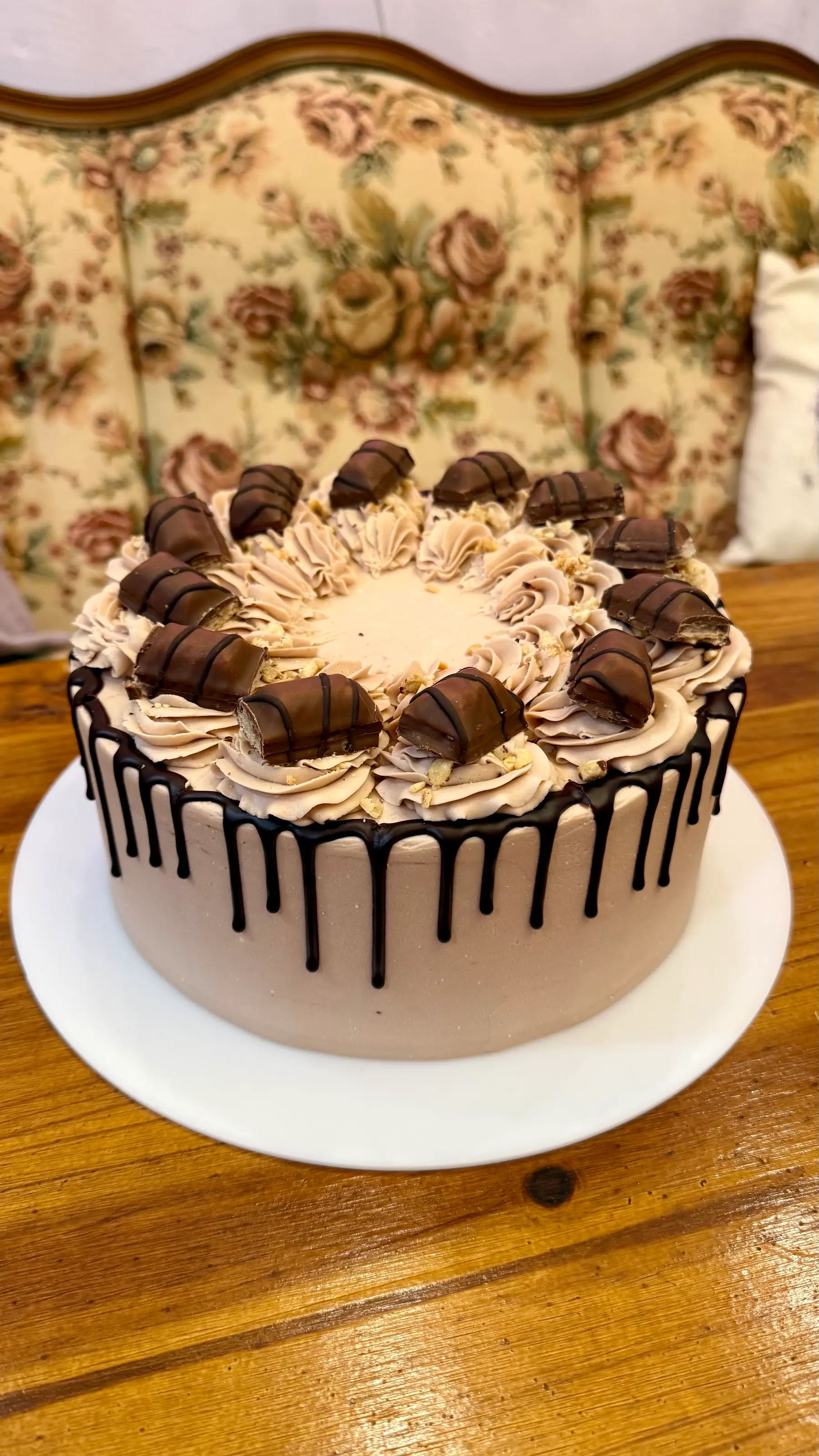 Tarta de chocolate con chorreado