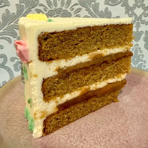 Tarta de calabaza y toffee salado